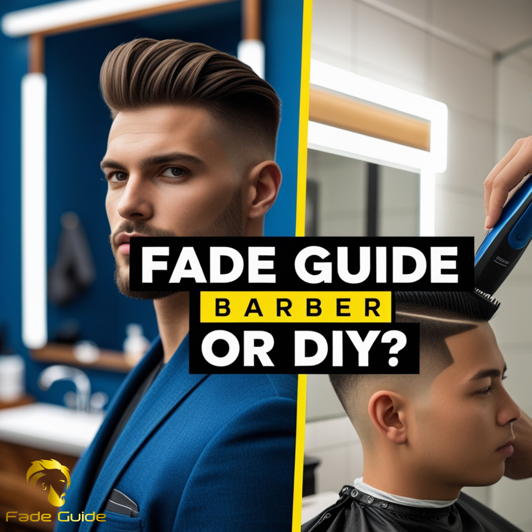 Professional vs. DIY Fade Haircuts: Should You Trust a Barber or Try a Fade at Home?