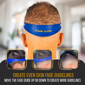 Curved Silicone Fade Guide - Lipped Edge Design