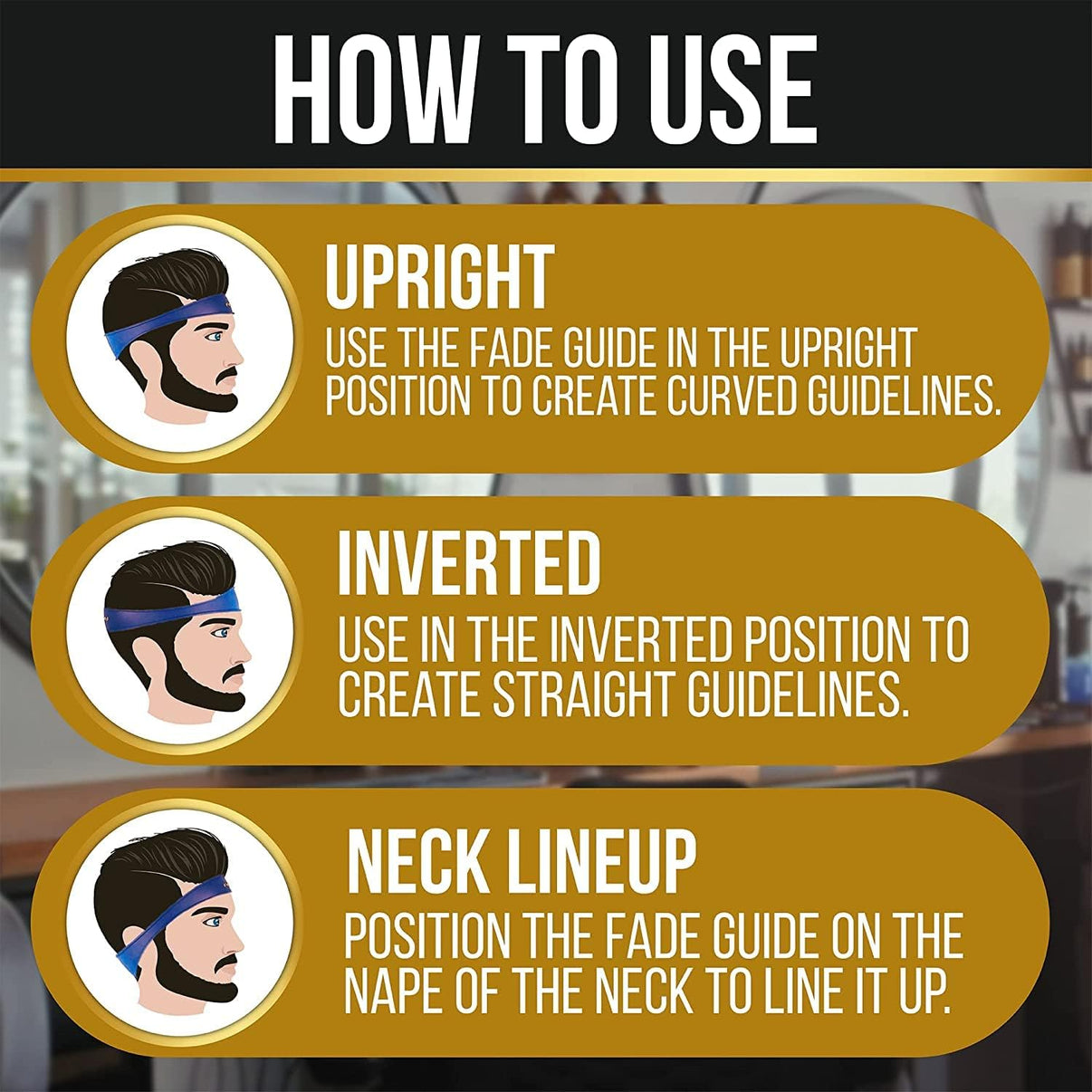 Fade Guide - A fade haircut guide for self haircutting